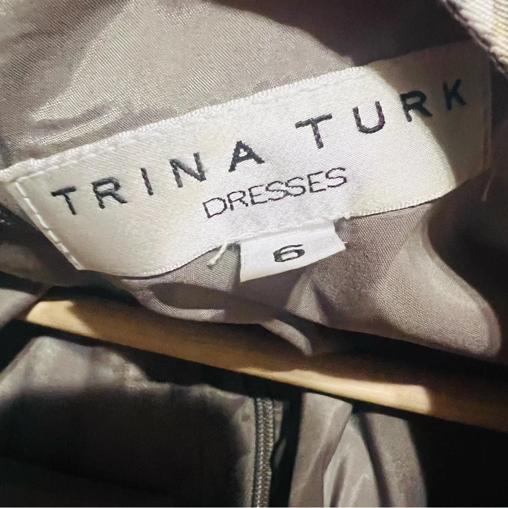 TRINA TURK Kurdson Midi Dress in Floral Gray Size 6